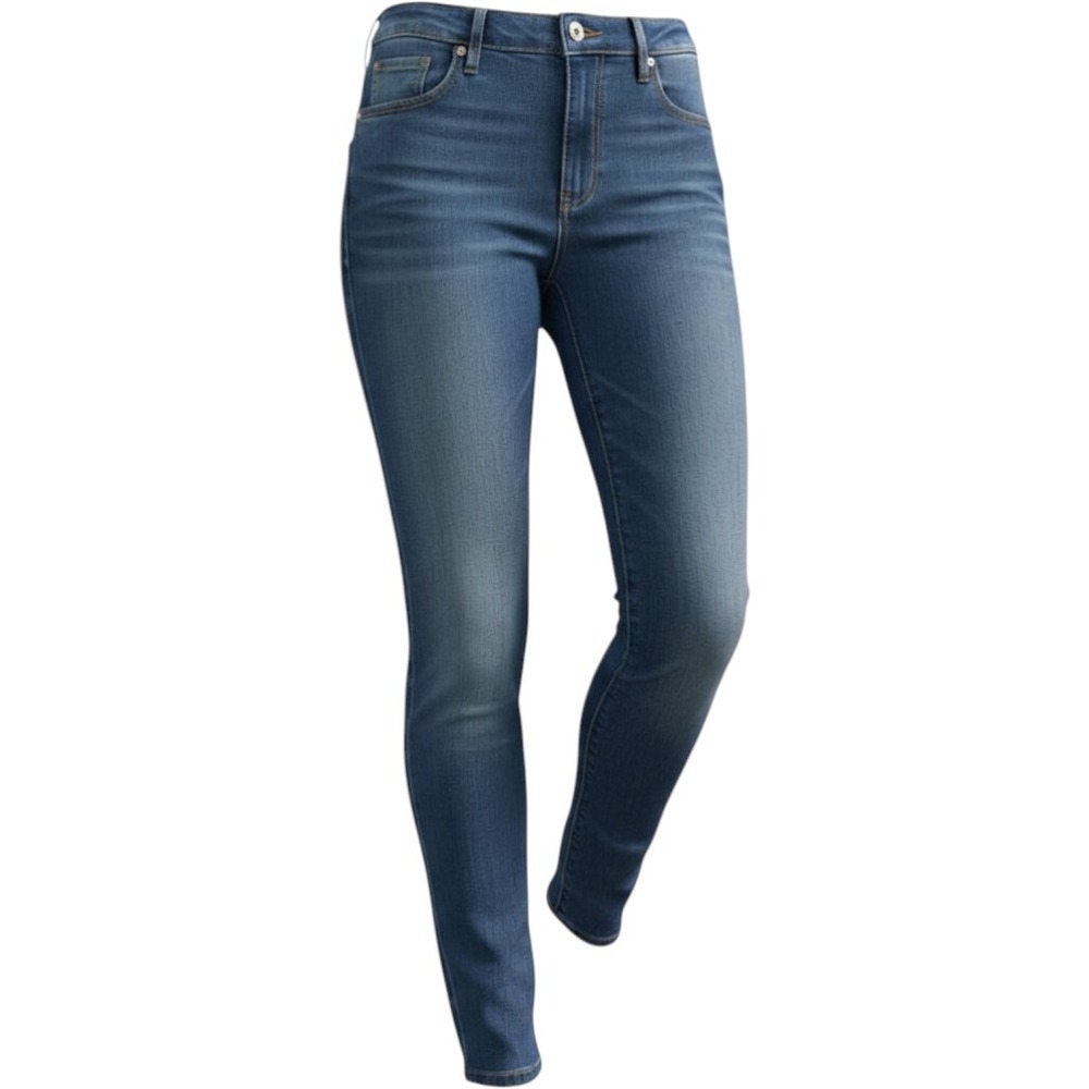 Womens Size 9 29 Skinny Jeans Dark Wash Stretch Denim Indie Casual Y2K Style